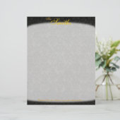 Dunkle Viktorianische Letterhead (einseitig) Briefbogen (Stehend Vorderseite)