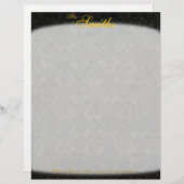 Dunkle Viktorianische Letterhead (einseitig) Briefbogen (Vorne/Hinten)