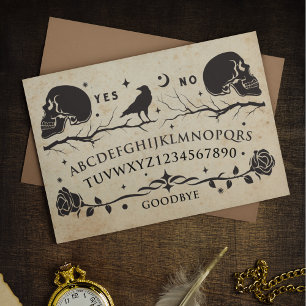 Dunkle Vintage Geistesgespräche Vorstand Raven Dec Seidenpapier