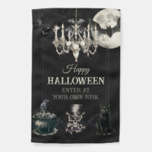 Dunkle Vintage-Gotik-Schädel-Jahres-Halloween-Part