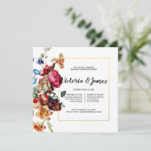 Dunkle Vintage Probe Einladung (Stehend Vorderseite)