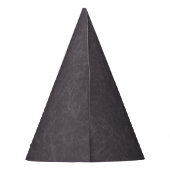 Dunkle violette texturierte Oberfläche mit wirbeln Partyhütchen (Rückseite)