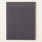 Dunkle violette texturierte Oberfläche mit wirbeln Planer (Rückseite)