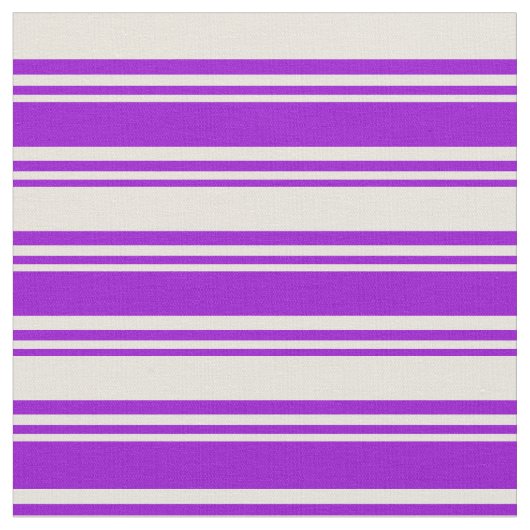 Dunkle Violette und beige gefärbtes, gestreiftes M Stoff (Nahaufnahme)