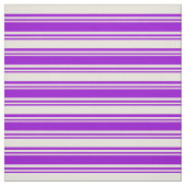 Dunkle Violette und beige gefärbtes, gestreiftes M Stoff (Muster)