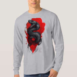 Dunkle Viper Trash Polka Langarmshirt T-Shirt