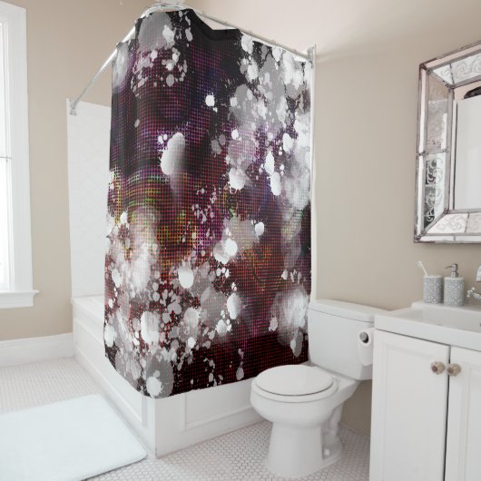 dunkle Vorbereitung Duschvorhang (Beispiel)