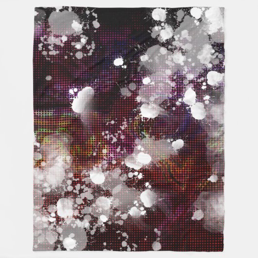 dunkle Vorbereitung Fleecedecke (Vorderseite)