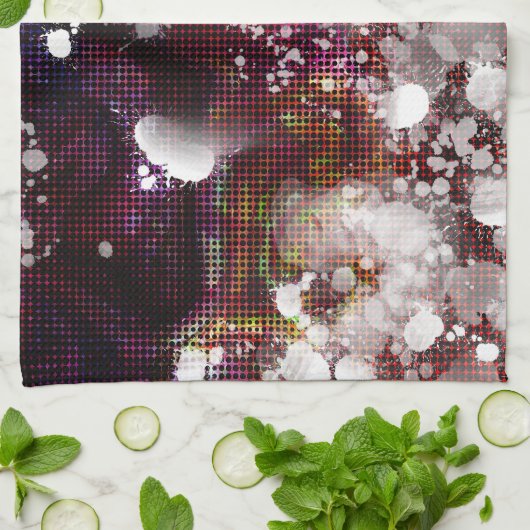 dunkle Vorbereitung Geschirrtuch (Gefaltet)