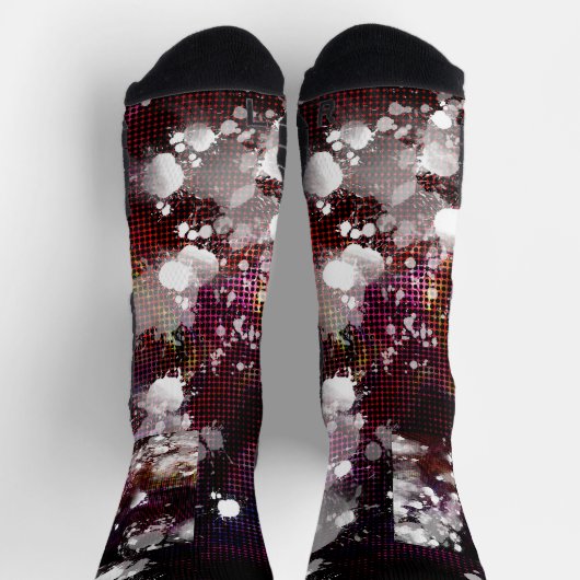 dunkle Vorbereitung Socken (Oben)