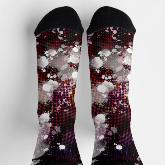 dunkle Vorbereitung Socken (Oben)