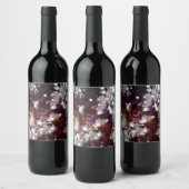 dunkle Vorbereitung Weinetikett (Flaschen)