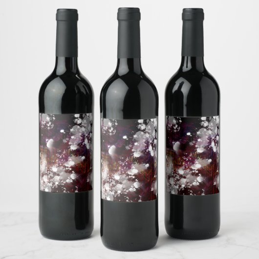 dunkle Vorbereitung Weinetikett (Flaschen)