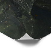Dunkle Waldhexe Poster (Ecke)