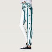 Dunkle Wassa Bio Strömung moderne rustikale Leggings (Links)
