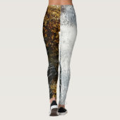 dunkle Wasserspritze Leggings (Rückseite)