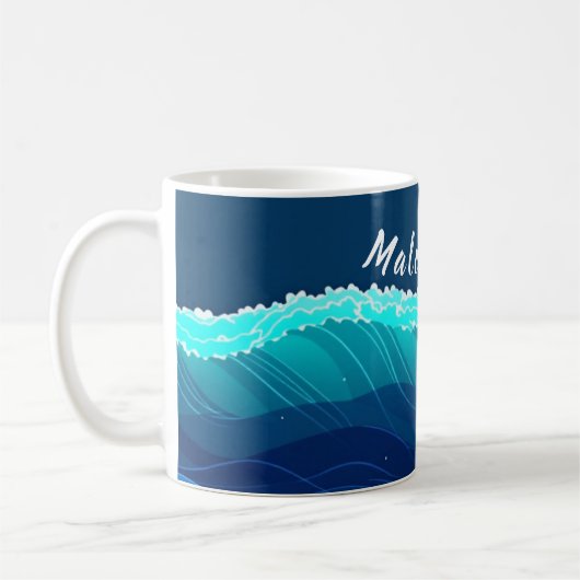 Dunkle Waves Kaffeetasse (Links)