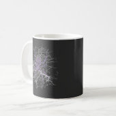 Dunkle Weaver - Gothic Streetwear Design Kaffeetasse (Vorderseite Links)