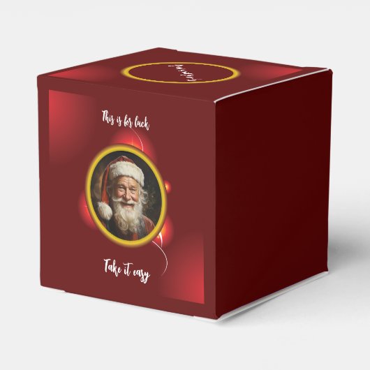 Dunkle Weihnachten Geschenkschachtel (Rückseite)