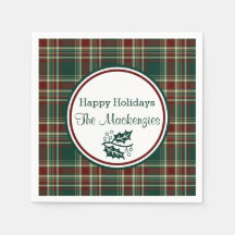 Dunkle Weihnachten Kariertes Muster Custom