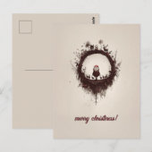 Dunkle Weihnachten Postkarte (Vorne/Hinten)