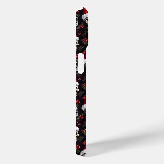 Dunkle Weihnachtskuppe Santa Pattern Gotische Feie Case-Mate iPhone Hülle (Rückseite / Rechts)