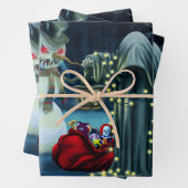 Dunkle Weihnachtszeit Geschenkpapier Set (Beispiel)