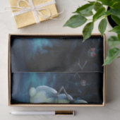 Dunkle Weihnachtszeit Seidenpapier (Geschenk)