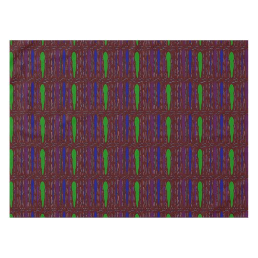 Dunkle Weinkunst inspiriert Tischdecke (Vorderseite (Horizontal))
