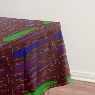 Dunkle Weinkunst inspiriert Tischdecke