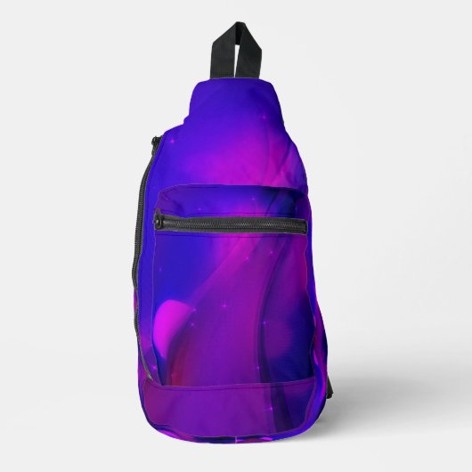 Dunkle Welle Crossbody Bag (Vorderseite)