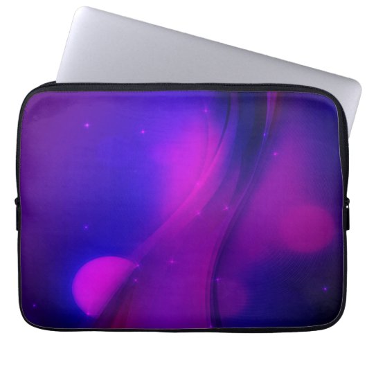 Dunkle Welle Laptopschutzhülle (Vorderseite)