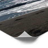 Dunkle Wellen Poster (Ecke)