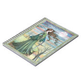 Dunkle Winde des Morgan Notizbuch Notizblock (Linke Seite)