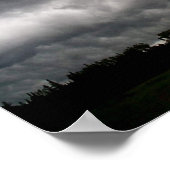 Dunkle Wolken (3) Poster (Ecke)