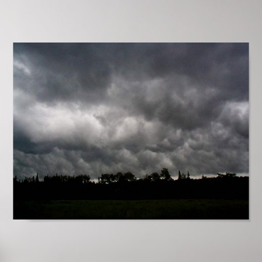 Dunkle Wolken (3) Poster (Vorne)