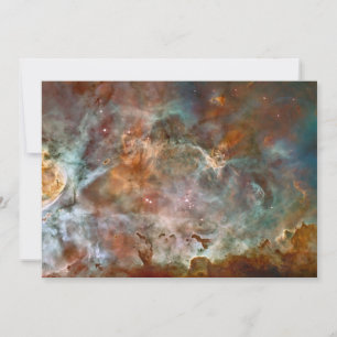 Dunkle Wolken des Carina-Nebels Hubble-Weltraumtel Karte