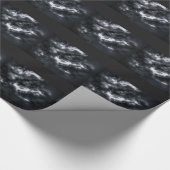 Dunkle Wolken Geschenkpapier (Ecke)