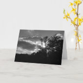 Dunkle Wolken Karte (Gelbe Blume)