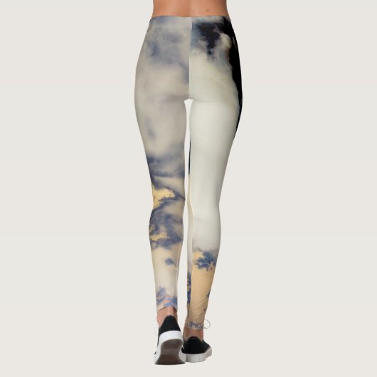 Dunkle Wolken Leggings (Rückseite)
