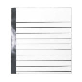 Dunkle Wolken Notizblock (Vorderseite)