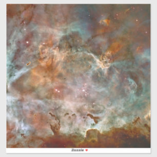 Dunkle Wolken von Carina Nebula Hubble Space Aufkleber