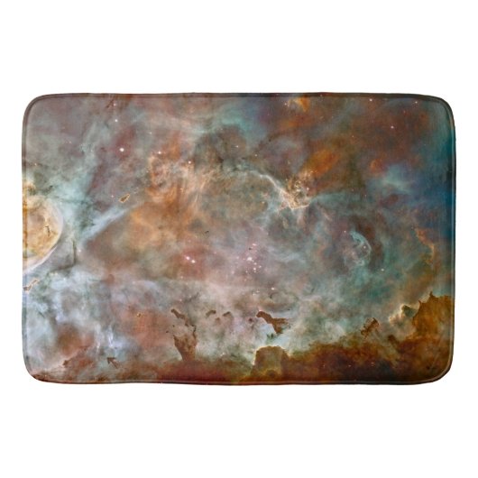 Dunkle Wolken von Carina Nebula Hubble Space Badematte (Vorderseite)