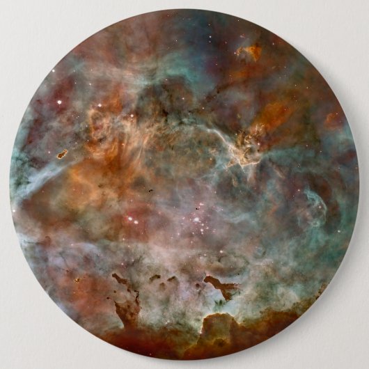 Dunkle Wolken von Carina Nebula Hubble Space Button (Vorderseite)
