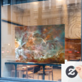 Dunkle Wolken von Carina Nebula Hubble Space Fensteraufkleber (Café-Fenster)