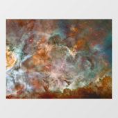 Dunkle Wolken von Carina Nebula Hubble Space Fensteraufkleber (Blatt)