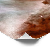 Dunkle Wolken von Carina Nebula Hubble Space Fotodruck (Ecke)