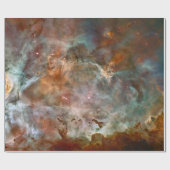 Dunkle Wolken von Carina Nebula Hubble Space Geschenkpapier (Flach)