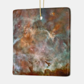 Dunkle Wolken von Carina Nebula Hubble Space Keramikornament (Links)