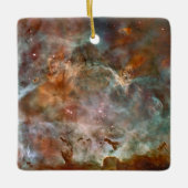 Dunkle Wolken von Carina Nebula Hubble Space Keramikornament (Vorderseite)
